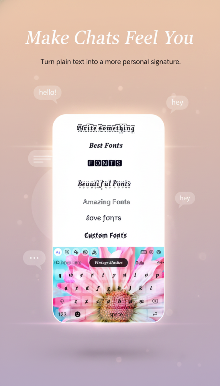 Fonts Keyboard - Cool Fonts screenshot 1